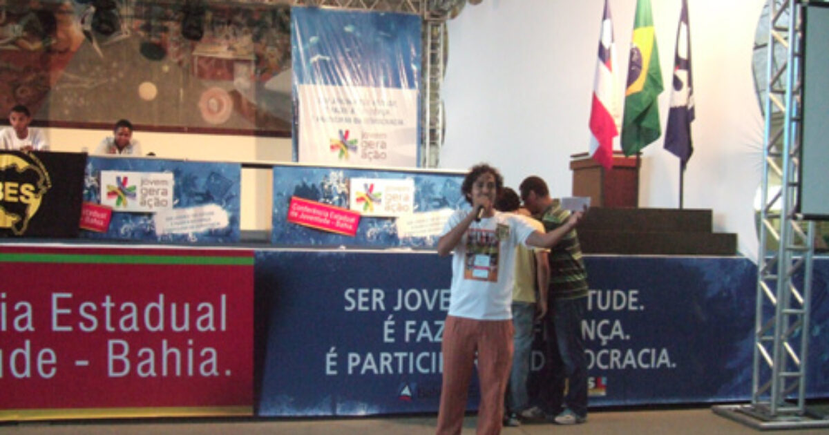 Representante estudantil da UFRB participou da Conferência Estadual da Juventude