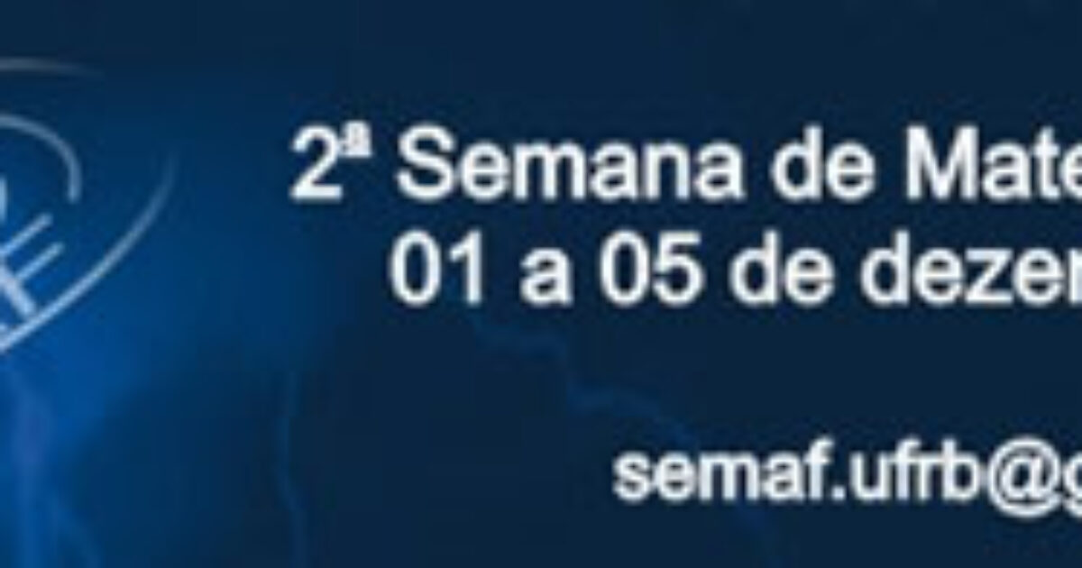 II Semana de Matemática e Física