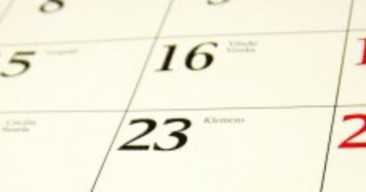 Calendário Acadêmico 2010