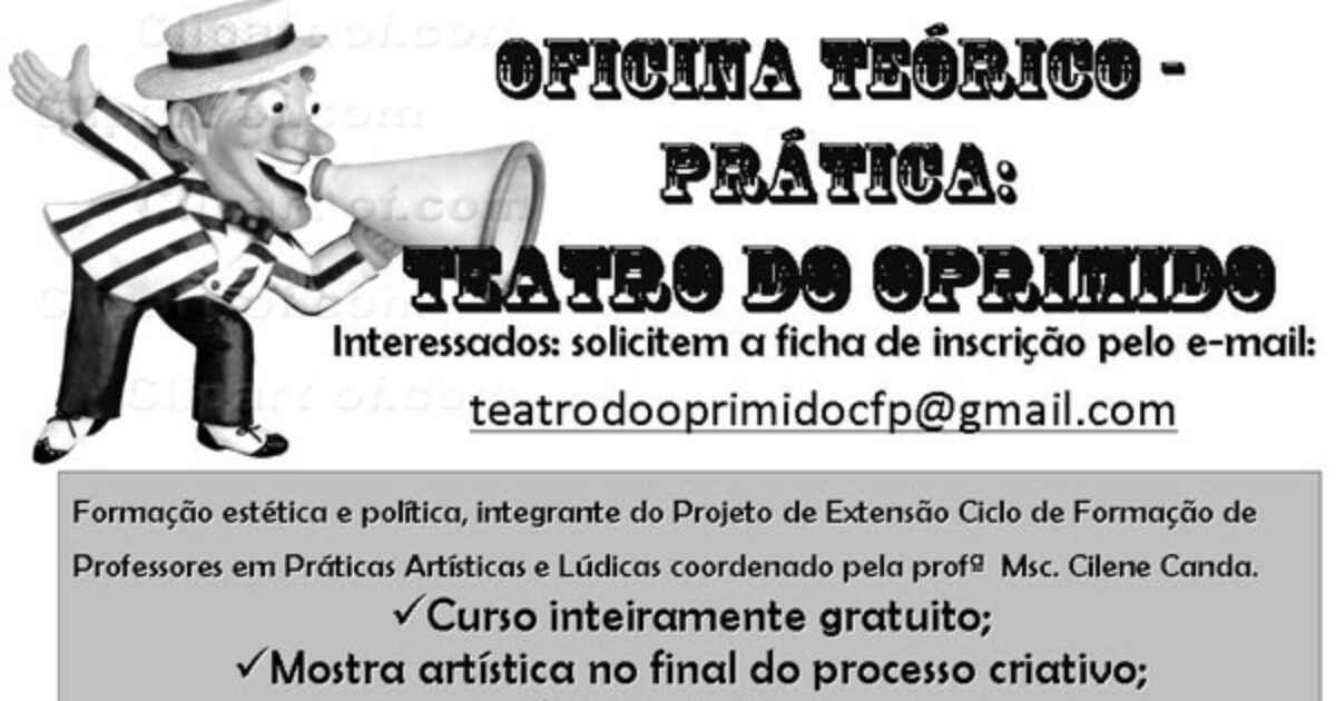 Oficina Teórico-Prática: Teatro do Oprimido