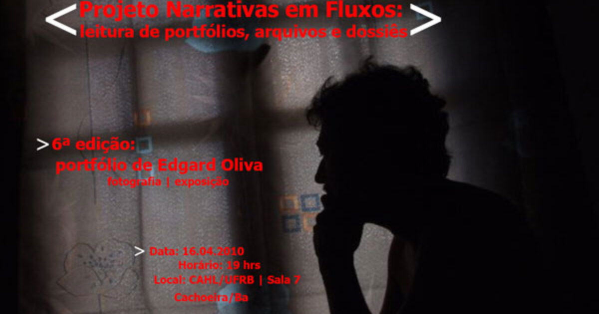 Edgard Oliva no CAHL – Narrativas em Fluxo