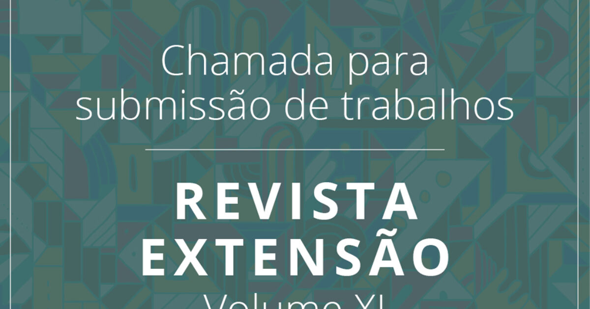 Revista Extensão divulga submissão de trabalhos para 11º volume