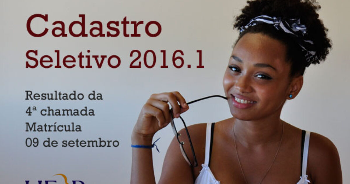 UFRB divulga 4ª chamada do Cadastro Seletivo 2016.1, matrícula 09 de setembro