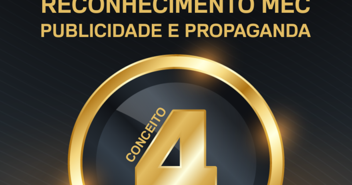 Curso de Publicidade e Propaganda é reconhecido pelo MEC com nota 4