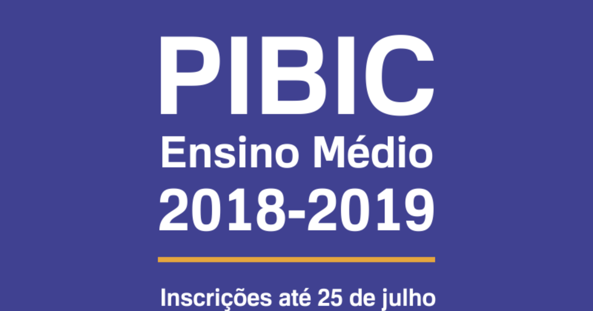 UFRB recebe até dia 25 de julho propostas do edital PIBIC Ensino Médio 2018-2019