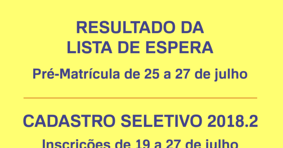 UFRB divulga resultado da Lista de Espera e abre inscrições do Cadastro Seletivo 2018.2