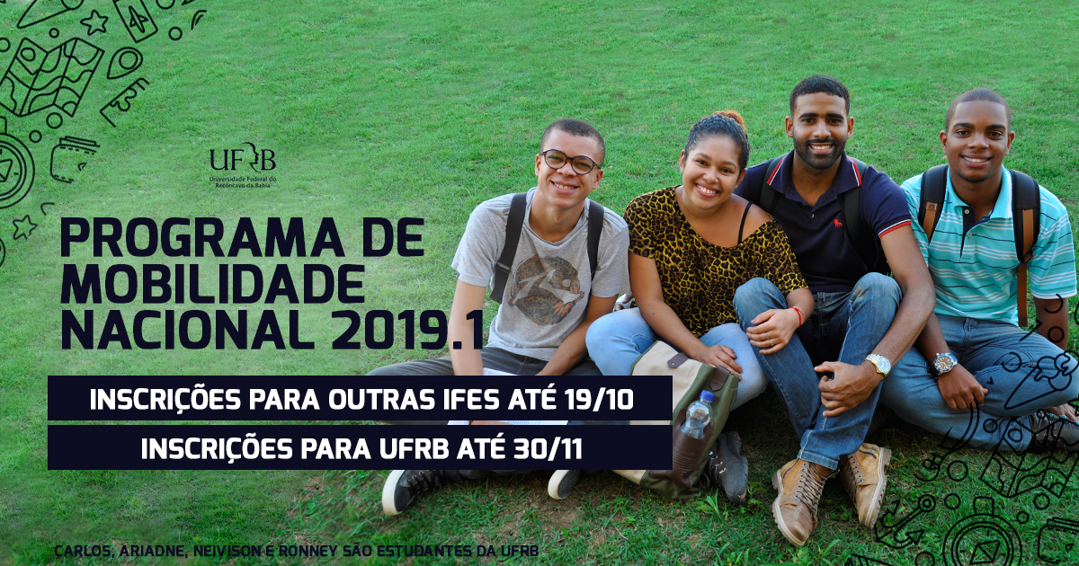 UFRB abre inscrição para programa de mobilidade nacional entre IFES