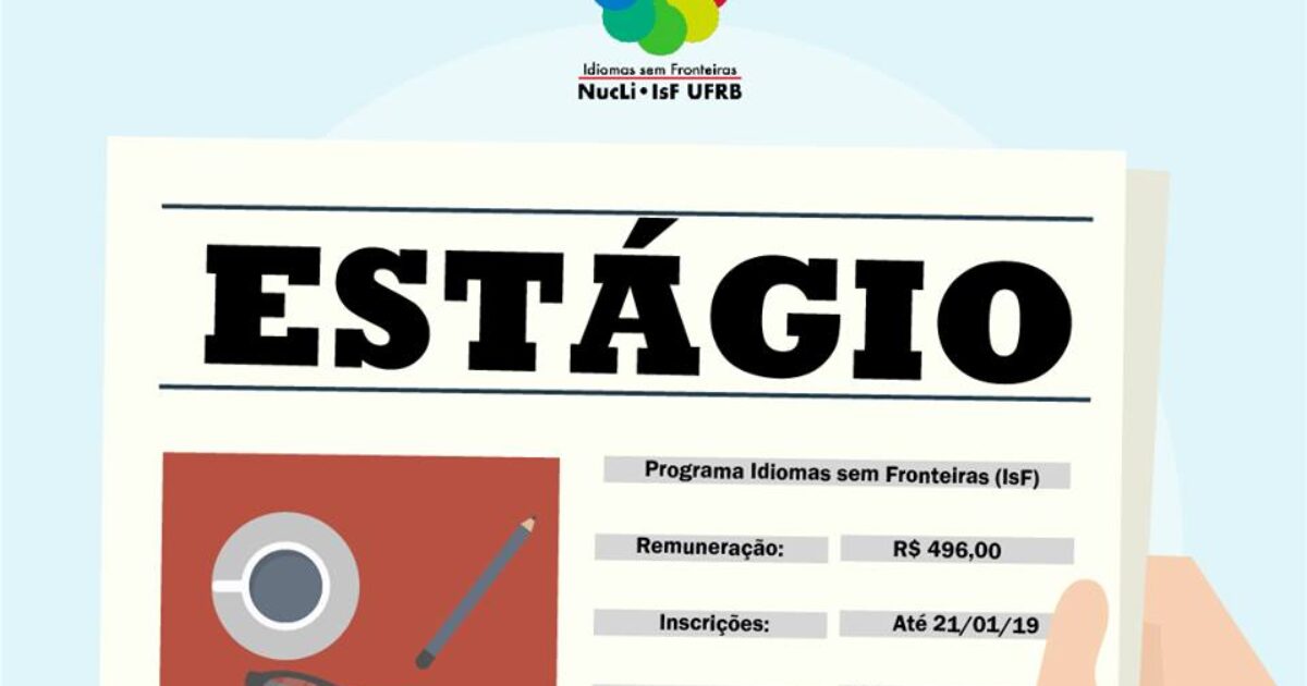 UFRB divulga seleção de estágio para programa Idiomas sem Fronteiras