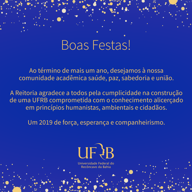 Boas Festas!