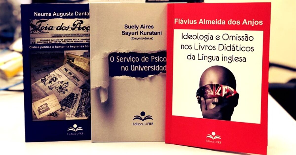 EDUFRB publica três livros impressos sobre Psicologia, Língua Inglesa e Imprensa