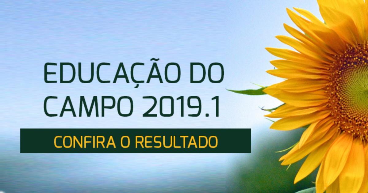 UFRB divulga resultado do processo seletivo para cursos de Educação do Campo 2019