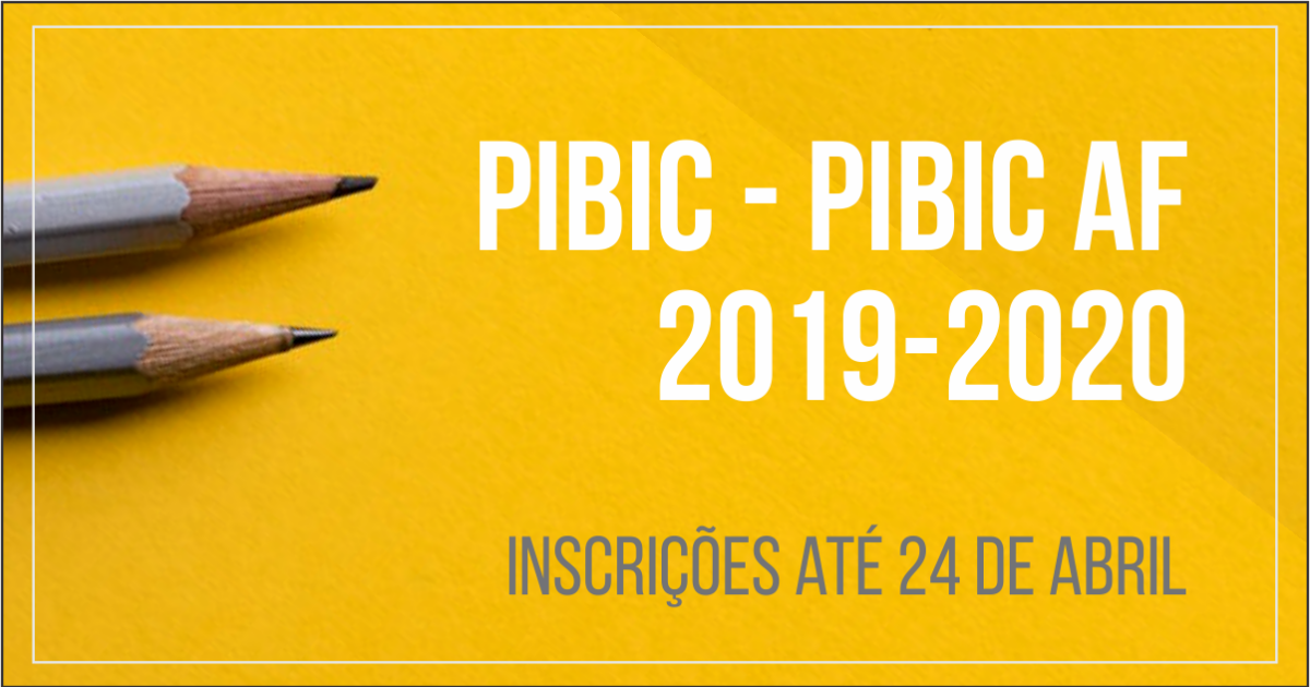 UFRB recebe propostas para edital PIBIC e PIBIC AF 2019-2020 até 24 de abril