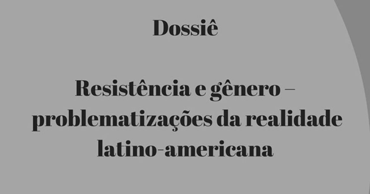 Revista Novos Olhares Sociais da UFRB lança dossiê temático sobre Resistência e Gênero