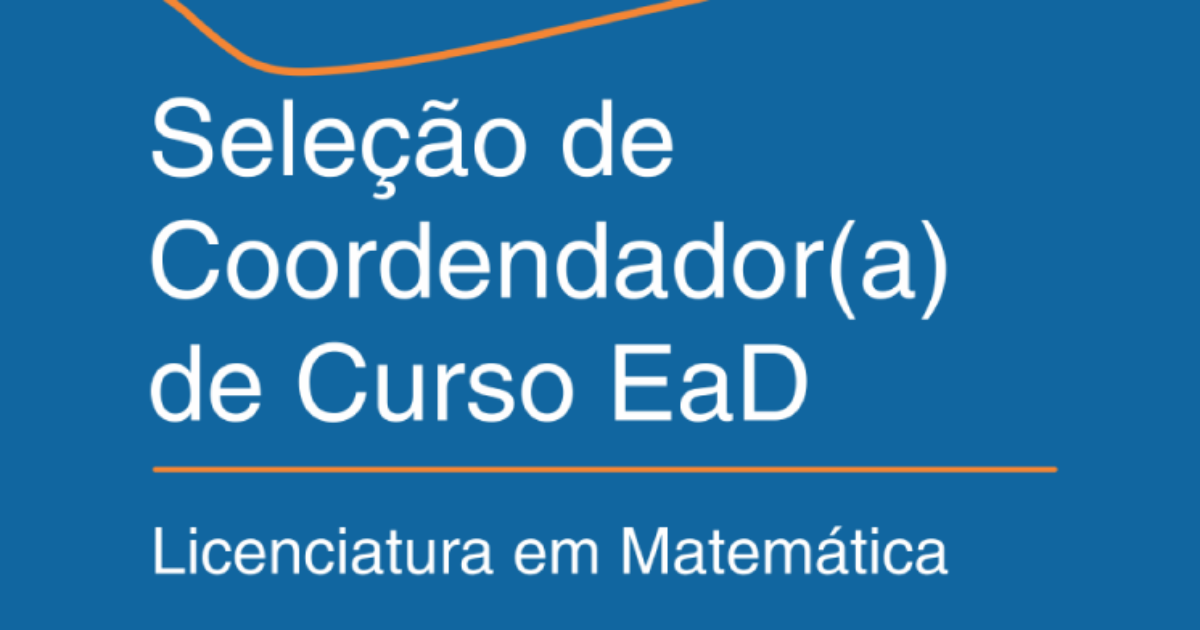 UFRB seleciona coordenador para curso EaD em Licenciatura em Matemática