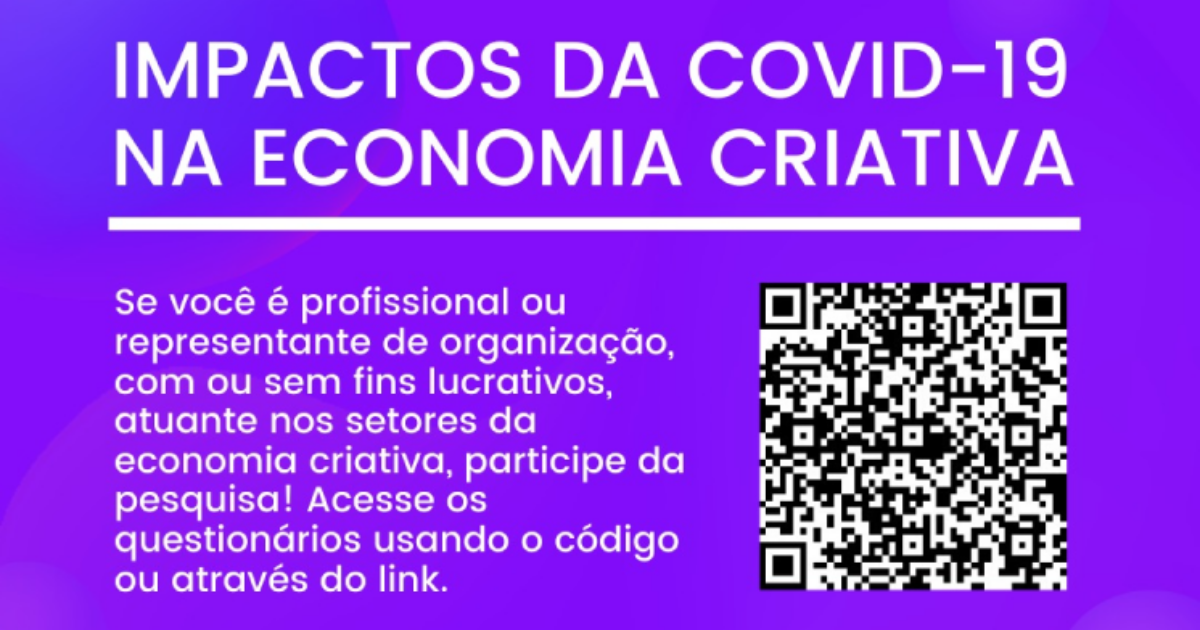 Observatório lança pesquisa “Impactos da COVID-19 na Economia Criativa”