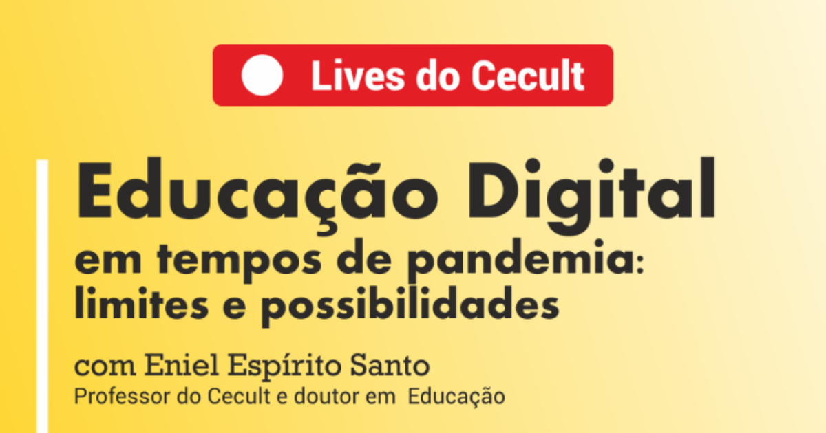 Projeto da UFRB “Lives do CECULT” estreia nessa terça-feira, 5 de maio