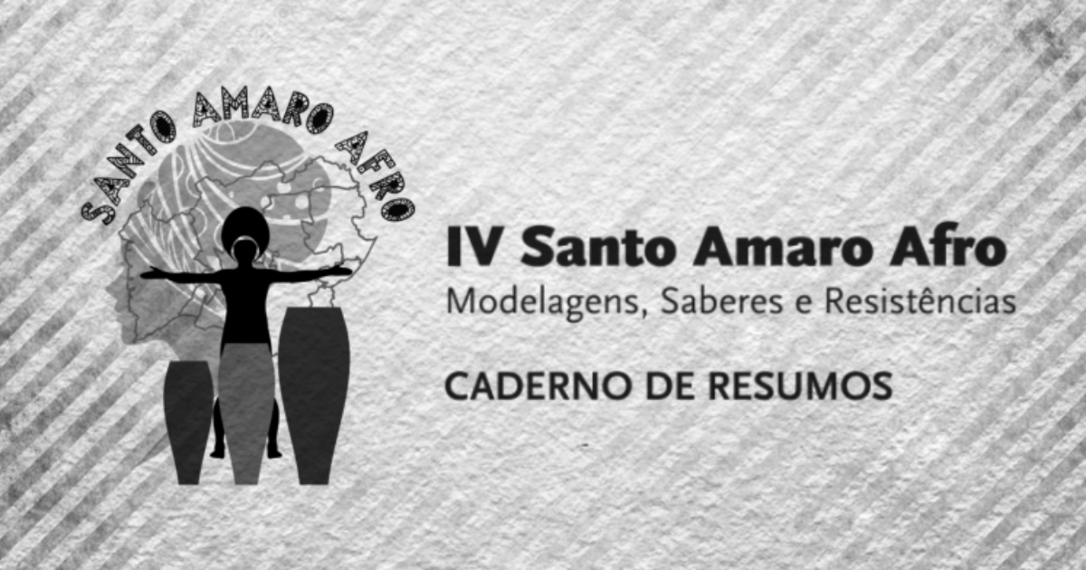 UFRB divulga publicação de caderno de resumos do IV Santo Amaro Afro