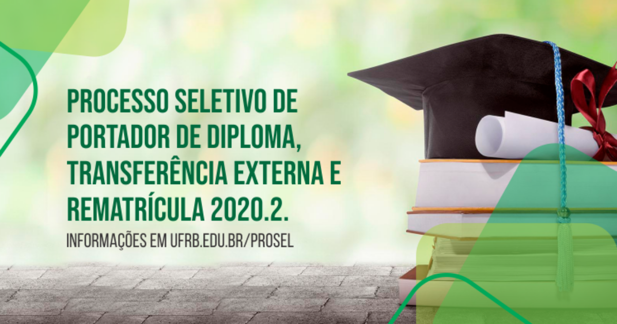 UFRB abre seleção para Transferência Externa, Portador de Diploma e Rematrícula