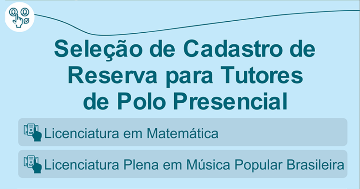 UFRB seleciona tutores de cursos a distância para cadastro de reserva