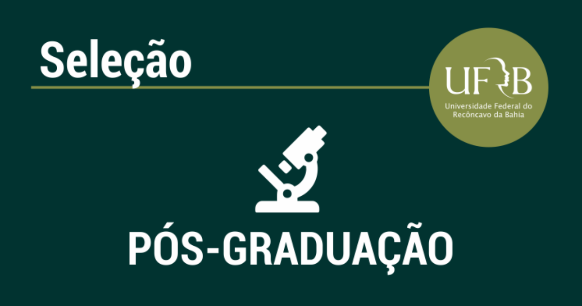 UFRB oferece cursos de pós-graduação em Filosofia e em Política Social e Territórios