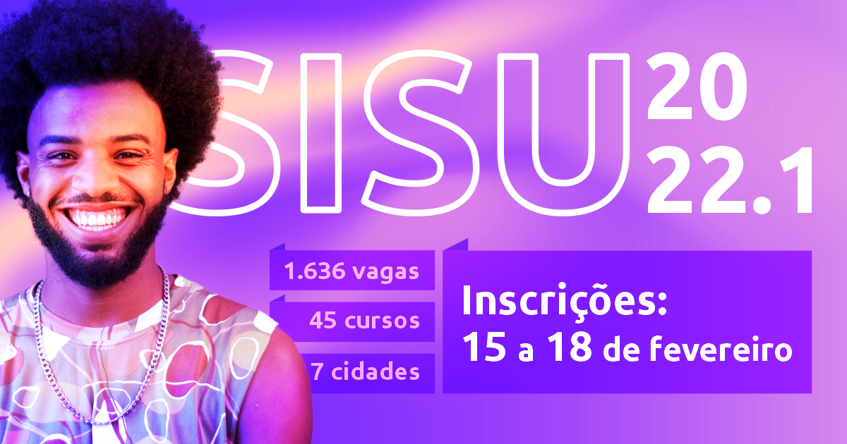 UFRB oferta 1.636 vagas em 45 cursos de graduação no Sisu 2022.1