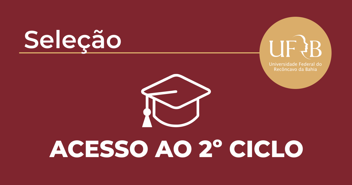 UFRB abre inscrições para 177 vagas de graduação para segundo ciclo