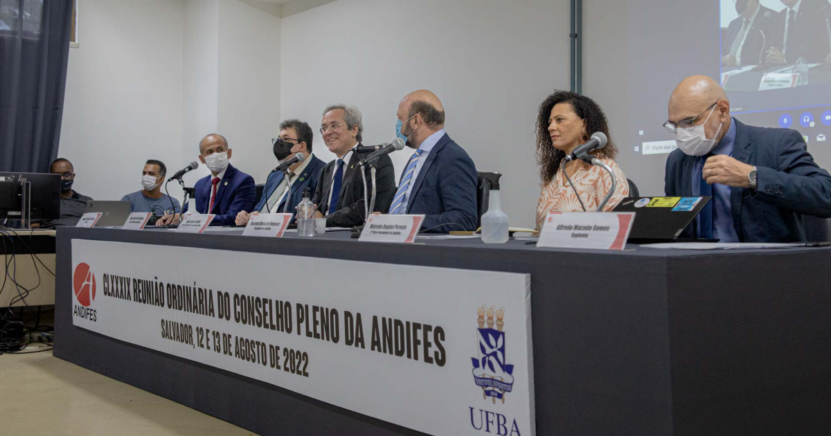 UFRB participa de reunião da Andifes com reitores e reitoras de todo o país em Salvador