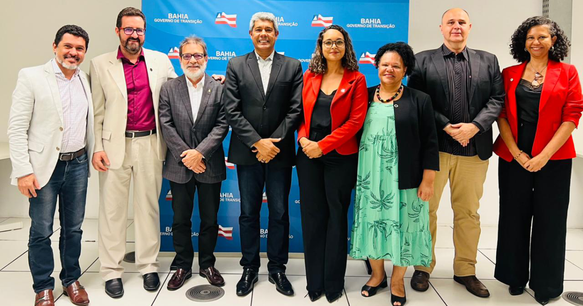 Reitor da UFRB participa de reunião com o Governador eleito, Jerônimo Rodrigues