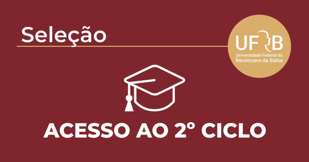 UFRB abre inscrições para 183 vagas de graduação para segundo ciclo e similares