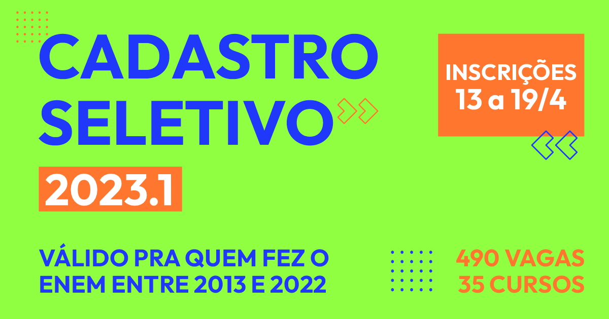 UFRB oferece 490 vagas em 35 cursos de graduação para o próximo semestre