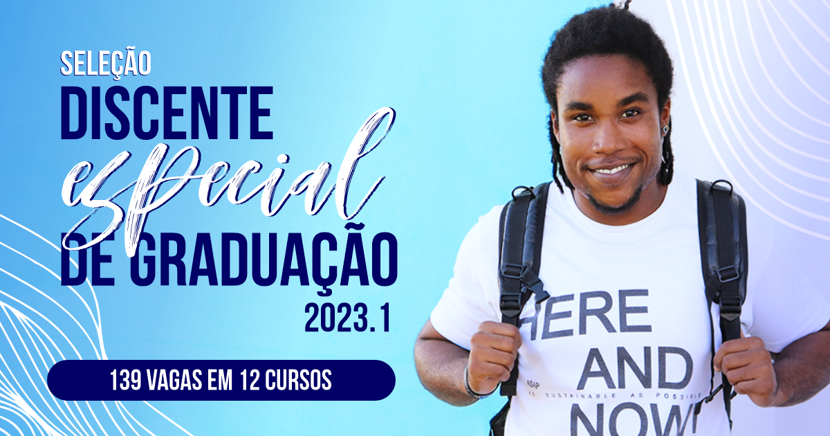 UFRB inscreve para 139 vagas de discente especial de graduação para o semestre 2023.1 