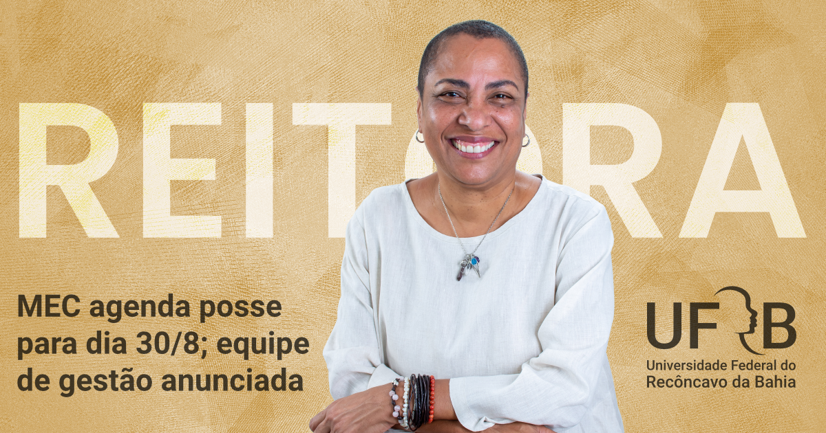 Posse da reitora Gina Gonçalves em Brasília será no dia 30 de agosto; equipe de gestão é anunciada