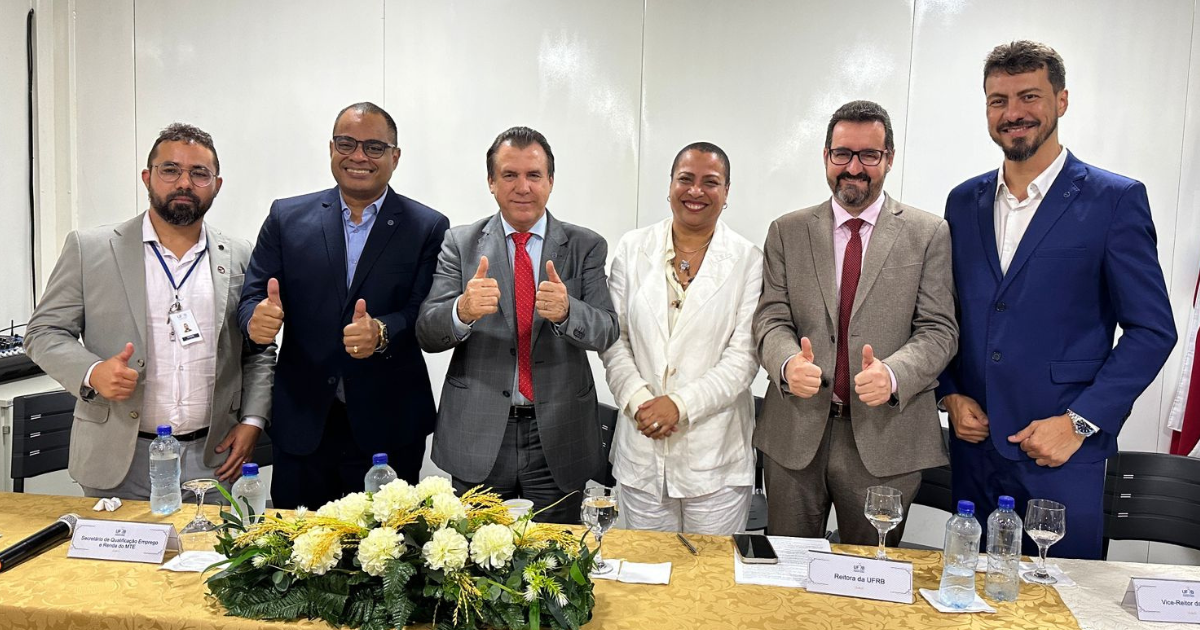 UFRB firma cooperação com o Ministério do Trabalho e Emprego para a Escola do Trabalhador 4.0