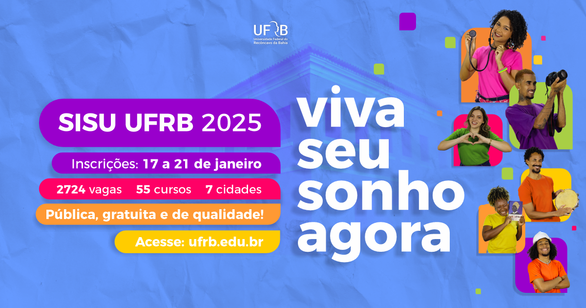 Prazo para inscrição no Sisu 2025 termina nesta terça(21); UFRB oferta 2724 vagas