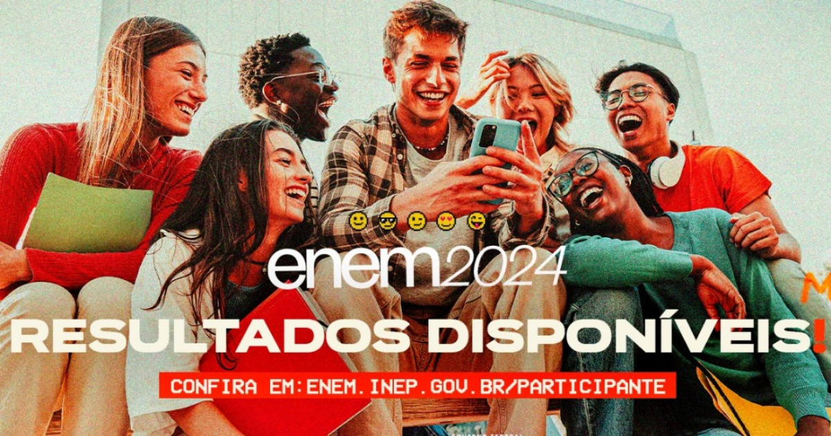 Inep divulga resultado do Enem 2024; inscrições para o Sisu 2025 começam em 17/1